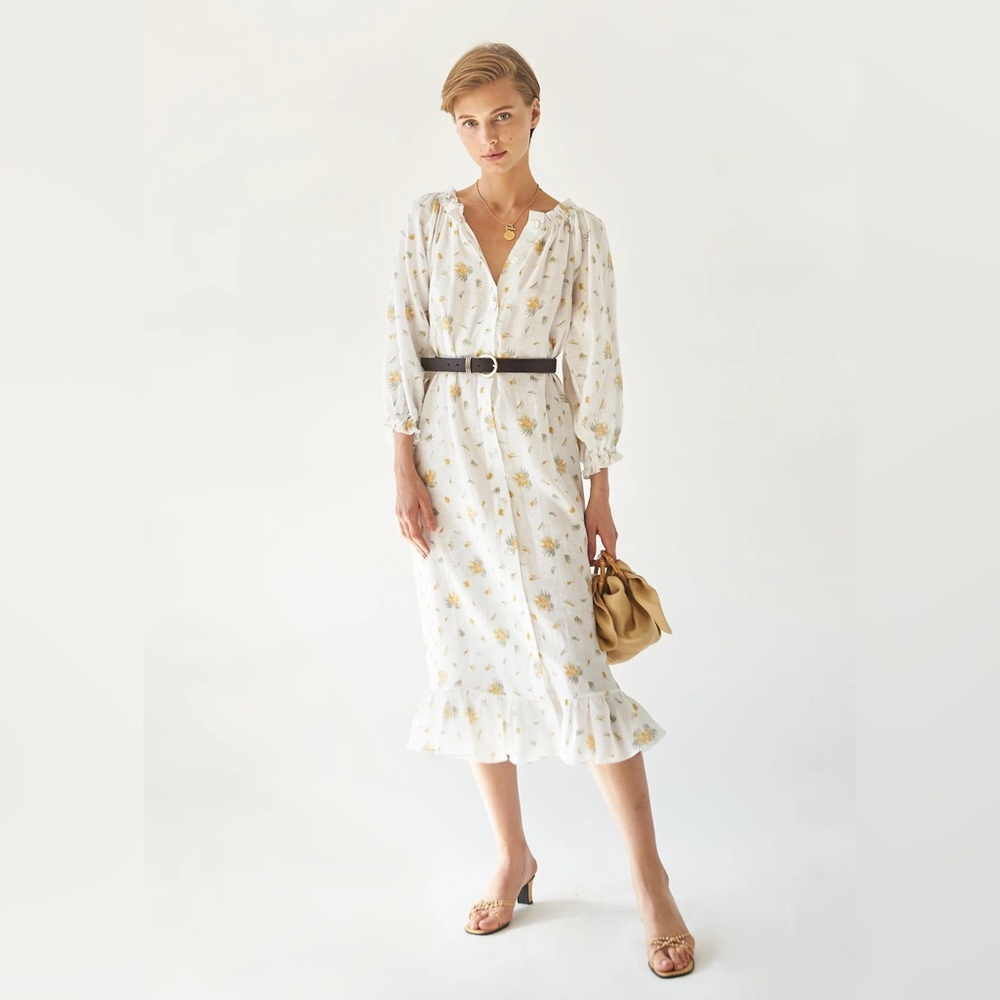 Sleeper Lounge dress in Mimosa OS